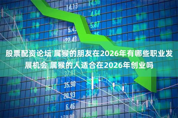 股票配资论坛 属猴的朋友在2026年有哪些职业发展机会 属猴的人适合在2026年创业吗